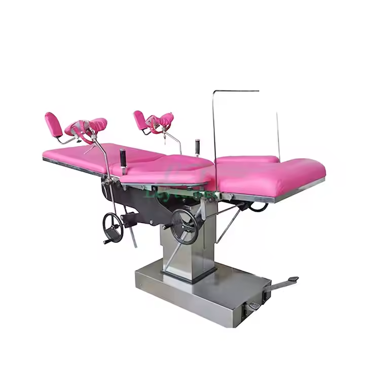 387-High Quality Multi-Functional Delivery Bed Electric Gynecological Operating Table with Manual Hydrau.jpg